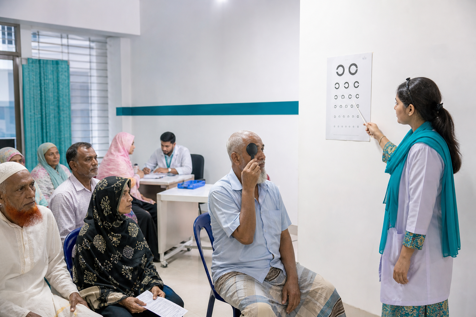 Bangladeshi community eye screening